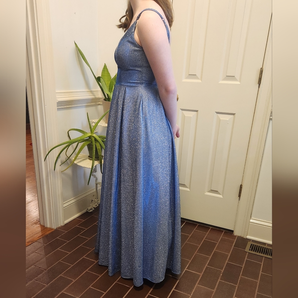 Blue Prom Dress - Picture 8 of 11